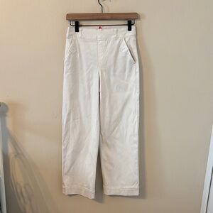 Spanx Twill Cropped Wide Leg Pants